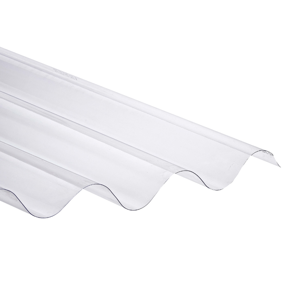 gaya_importaciones_placa_ondulada_policarbonata Chapa De Policarbonato Transp Ondulada 90cm X 3.66 Mts - Imagen 1