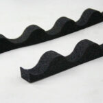 Burlete Para Chapa Sinusoidal 20m Color Negro