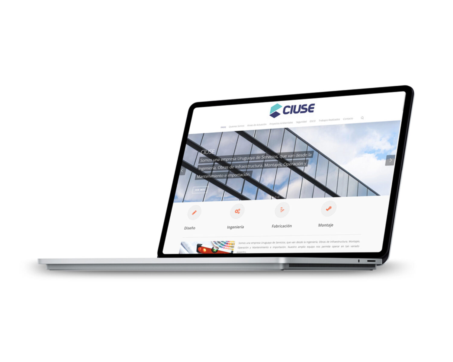 Diseño de sitio WEB de CIUSE