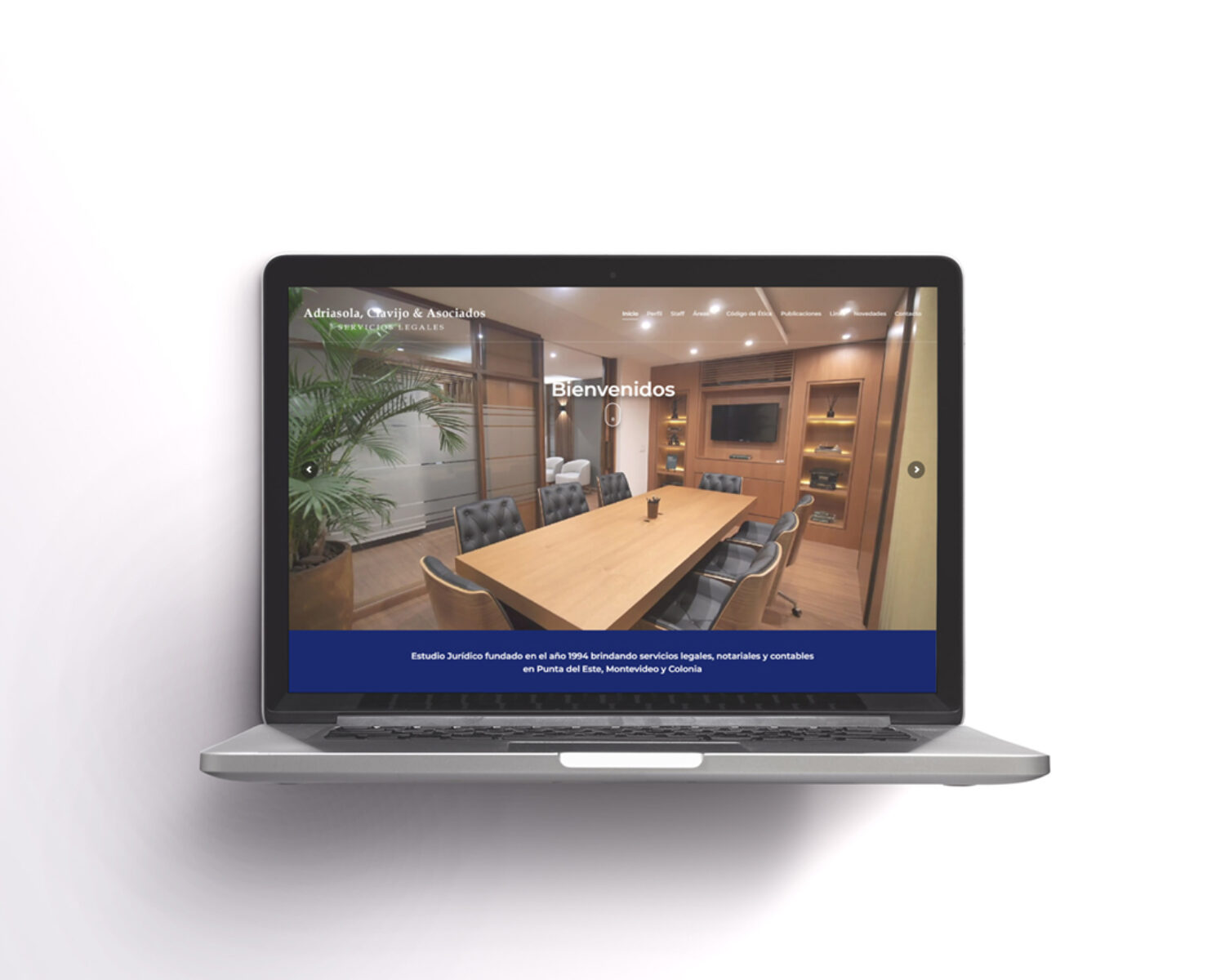 Adriasola, Clavijo & Asociados diseño de sitio WEB
