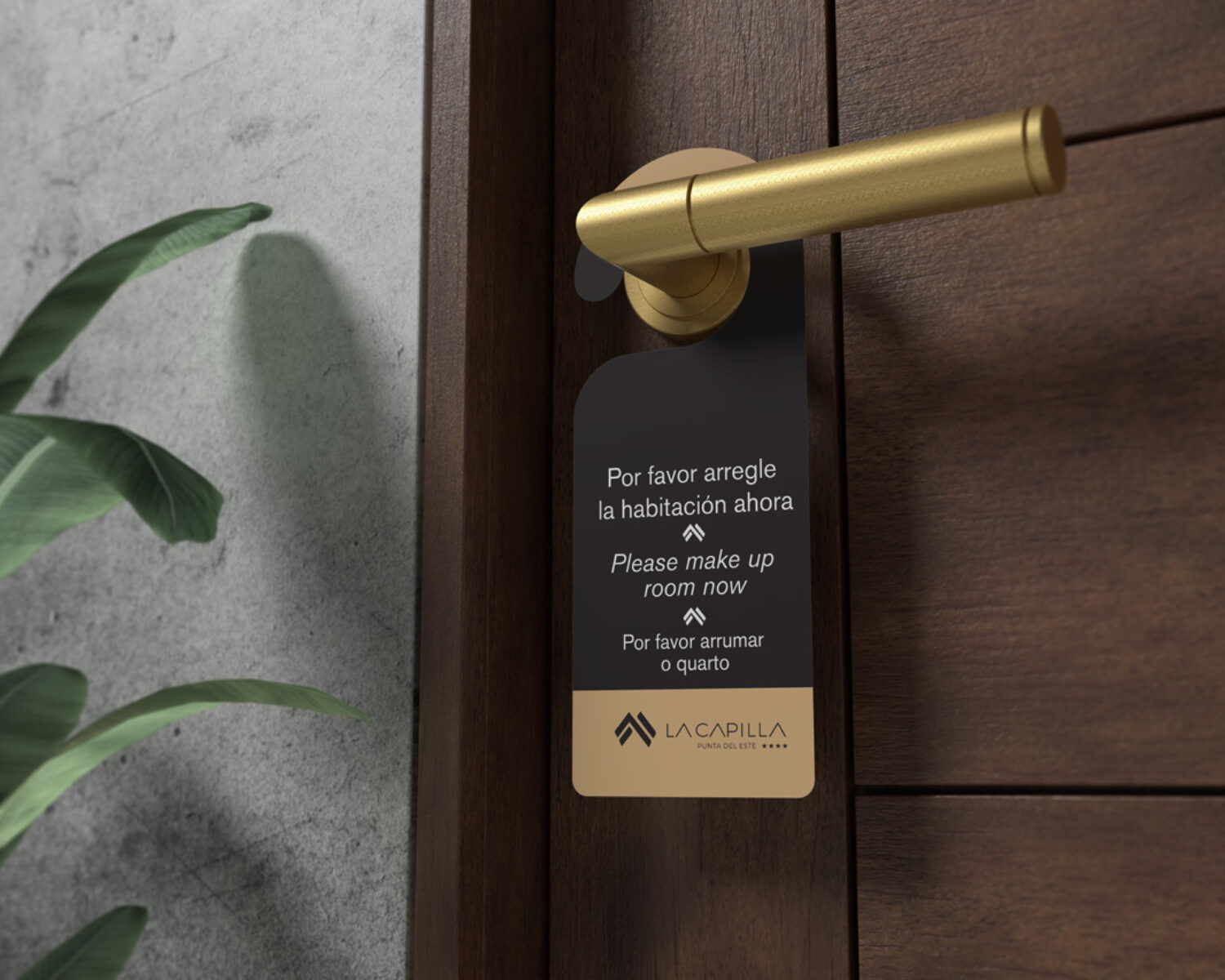 Hotel La Capilla diseño de colgante de pestillo